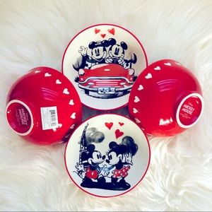 Disney Mickey & Minnie Mouse Tidbit Mini Bowl Set